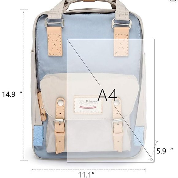 Himawari Backpack/Travel Backpack for Women 14.9" College Bag - Picture 3 of 16